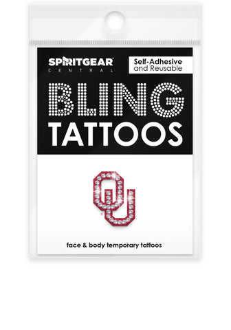 Oklahoma Sooners Bling Tattoos