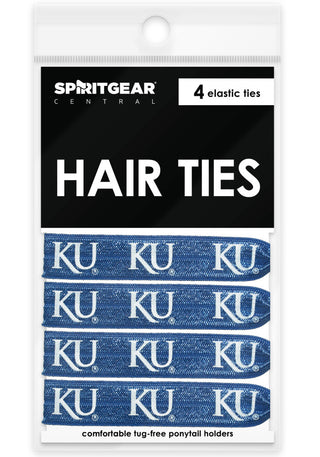 Kansas Jayhawks Hair Ties - Spirit Gear Central