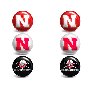 Nebraska Cornhuskers Stud Earrings - Spirit Gear Central