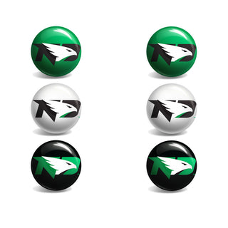 North Dakota Fighting Hawks Stud Earrings - Spirit Gear Central